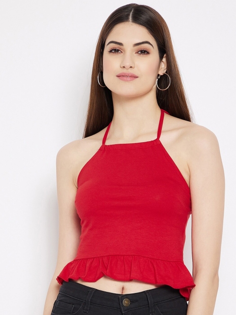 

STALK Red Crop Top