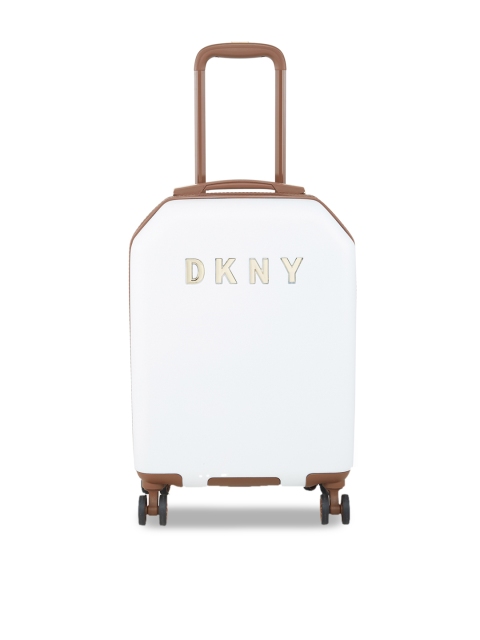 

DKNY Allore Range White & Brown Trim Hard Cabin Suitcase