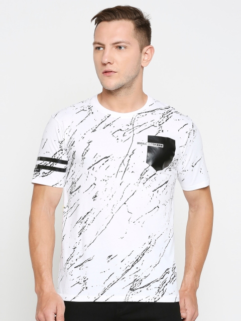 

Lee Cooper Men White Printed Pockets T-shirt