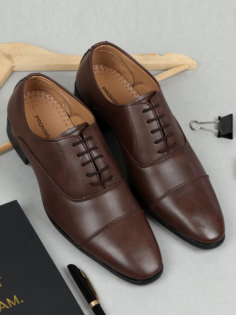 

Provogue Men Brown Formal Oxfords