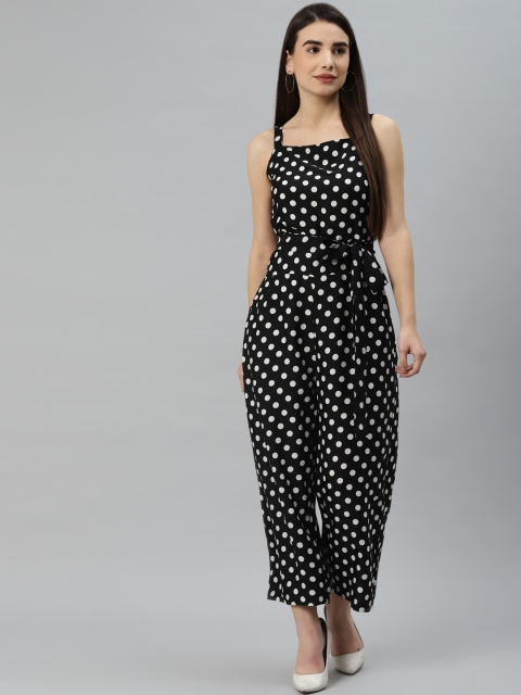 

SIRIKIT Black & White Printed Basic Jumpsuit