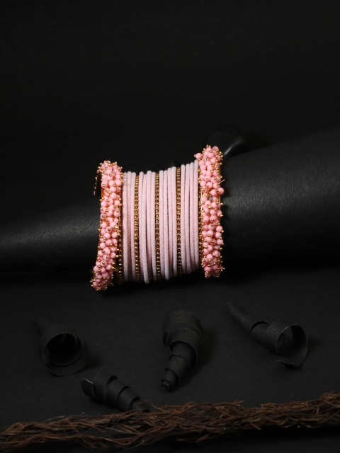 

Adwitiya Set Of 23 24K Gold-Plated Bangles
