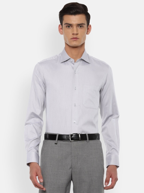 

Louis Philippe Gods & Kings Men Grey Formal Shirt