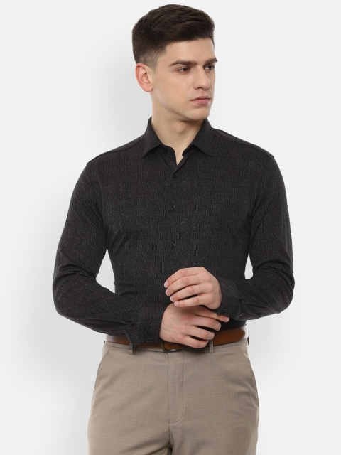 

Van Heusen Men Black Slim Fit Formal Shirt