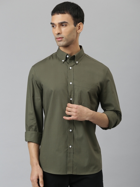 

Marks & Spencer Men Green Casual Shirt
