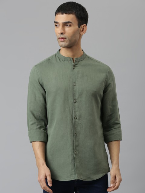 

Marks & Spencer Men Green Casual Shirt