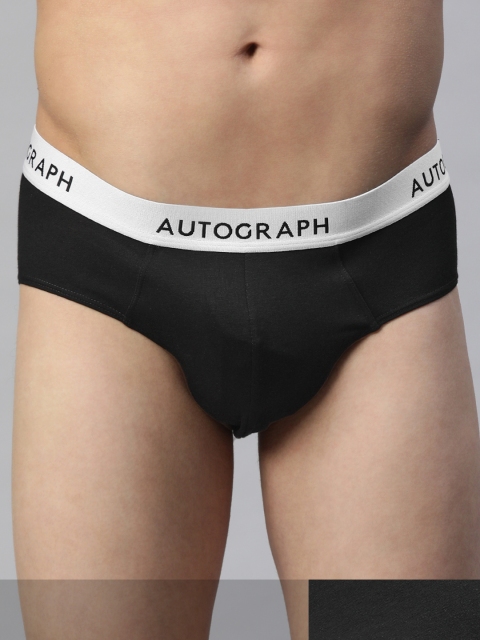 

Marks & Spencer Men Pack of 3 Black Solid Hipster Briefs T146102ABLACK MIX