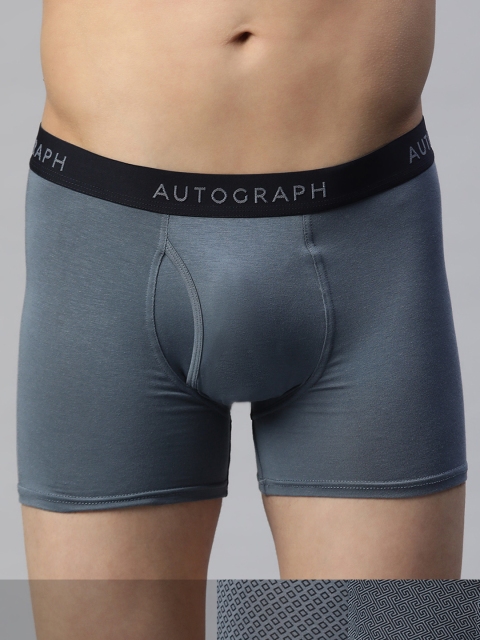 

Marks & Spencer Men Pack of 3 Trunks T145298ABLUE MIX, Blue