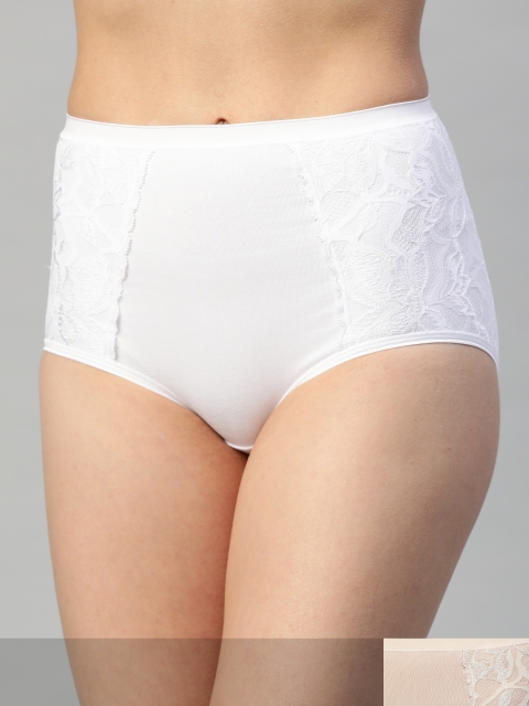 

Marks & Spencer Women White & Beige Set of 2 Hipster Briefs T326780ROPALINE MIX