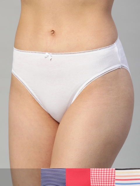 

Marks & Spencer Women Set of 5 Hipster Briefs T614970LRED MIX, Multi