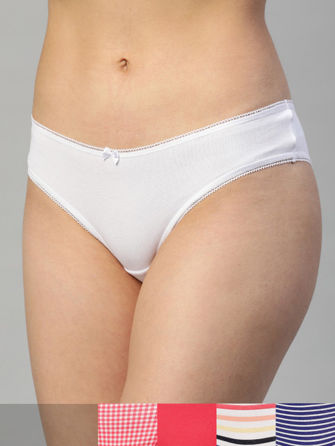 

Marks & Spencer Women Pack of 5 Cotton Briefs, Multi
