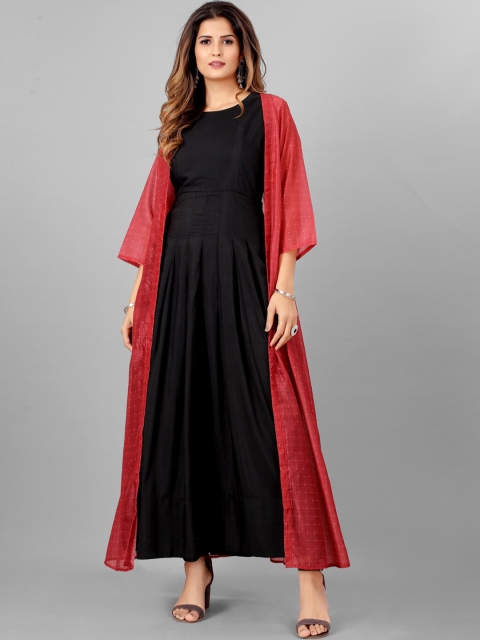 

SHOPGARB Women Black Kurta