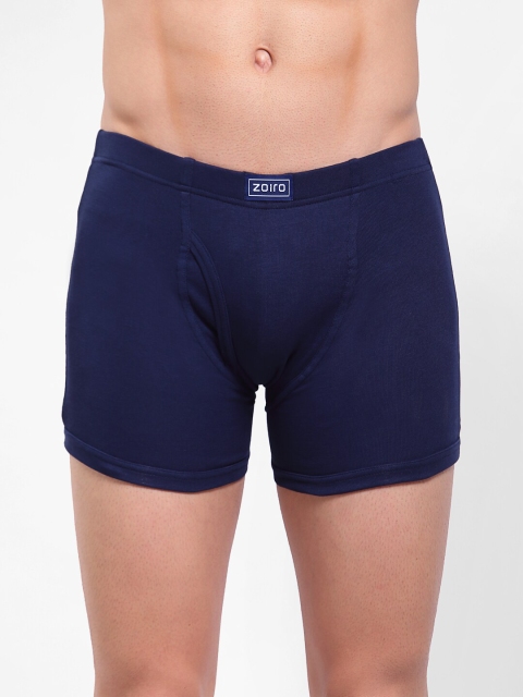 

Zoiro Men Blue Solid Pure Super Combed Cotton Trunks- ZOROTRNK52097400