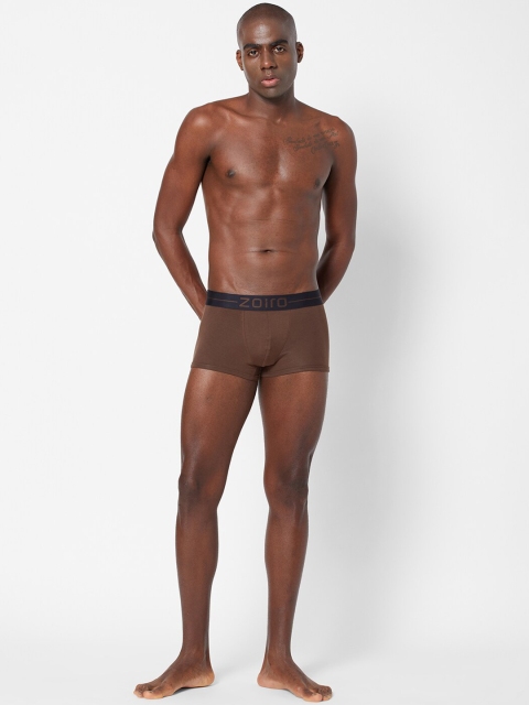 

Zoiro Men Brown Solid Trunks TRUNK_SOFTS TRUNK_1P_CANTEEN