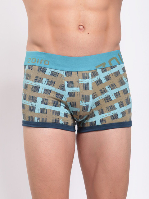 

Zoiro Men Blue & Brown Printed Trunk 0082_1P_ATLANTICDEEP