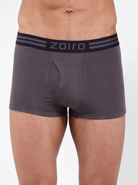 

Zoiro Men Charcoal Solid Trunks