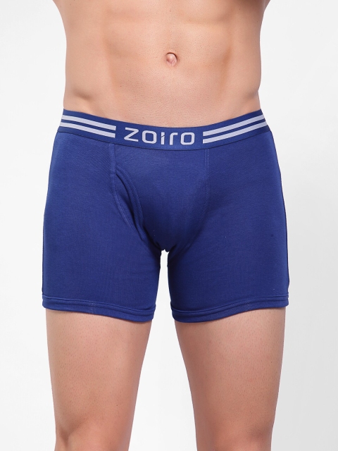

Zoiro Men Blue Solid Pure Combed Cotton Trunk 1013_1P_DARK BLUE