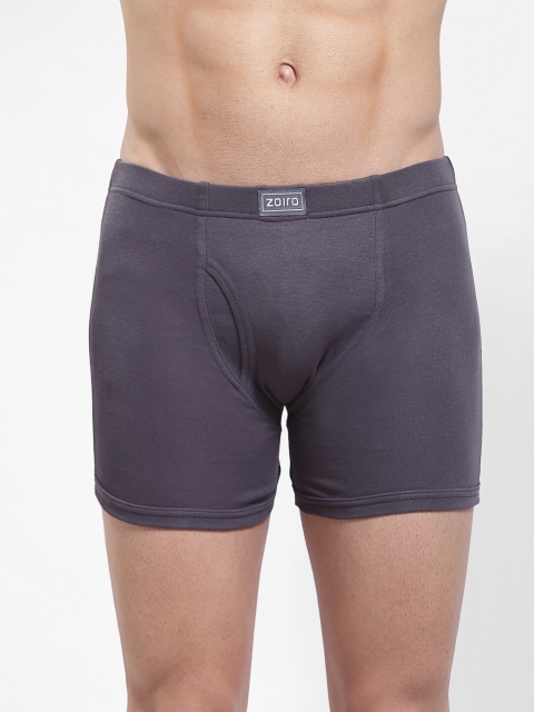 

Zoiro Men Charcoal Solid Pure Super Combed Cotton Trunks 1003_1P_SMOKED PARL