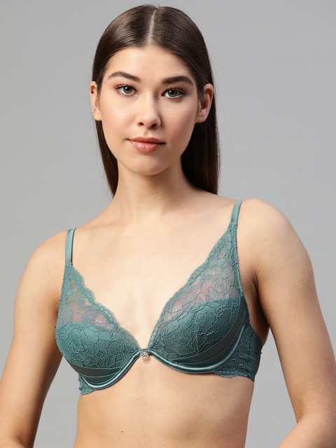 

Marks & Spencer Green Bra Underwired Lightly Padded