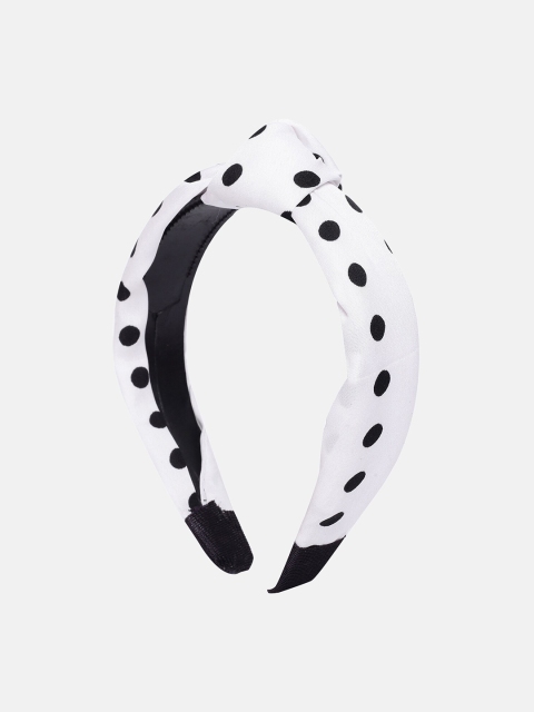 

Kryptic Girls White & Black Printed Hairband