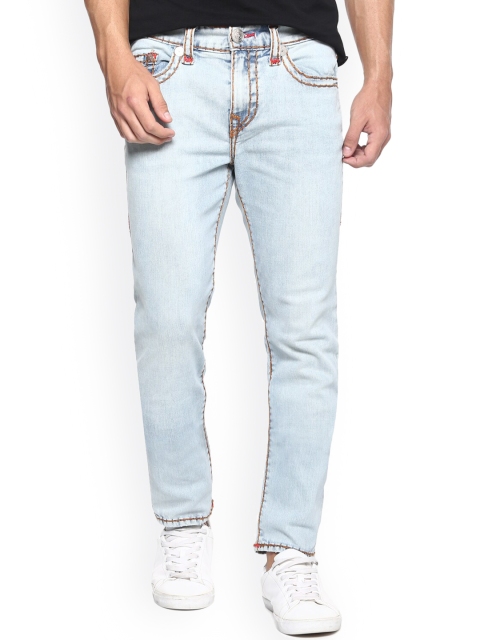 

True Religion Men Blue Heavy Fade Jeans