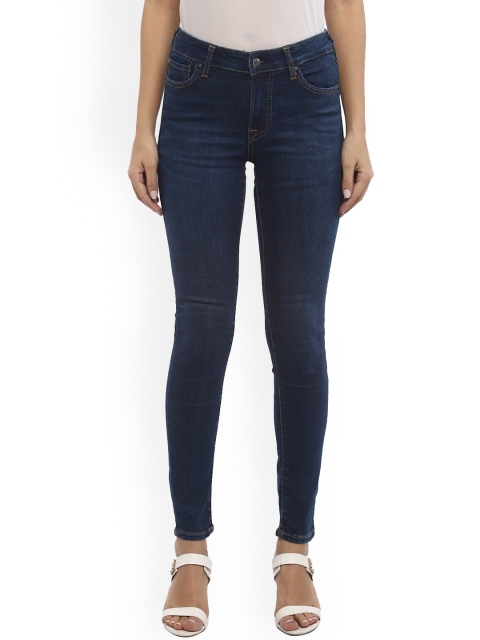 

True Religion Women Blue Skinny Fit Stretchable Jeans