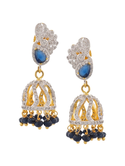 

Tistabene Blue Contemporary Jhumkas Earrings