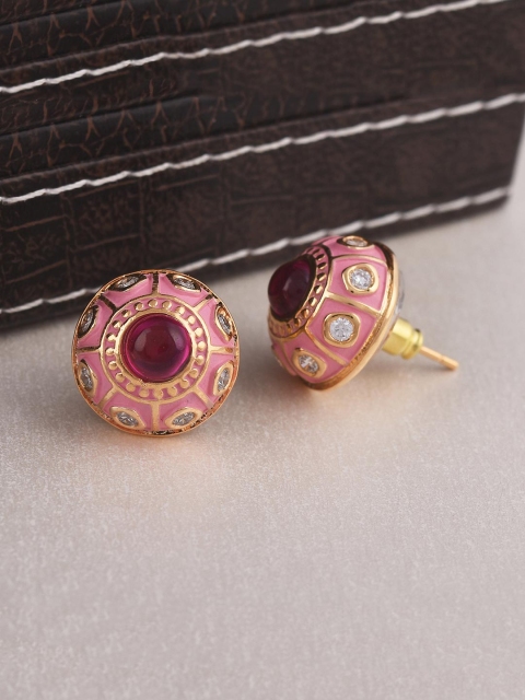 

Tistabene Red Contemporary Studs Earrings