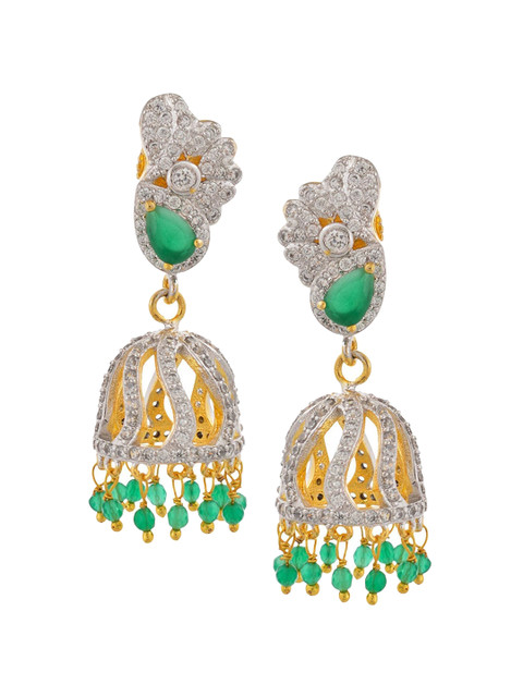 

Tistabene Green Contemporary Drop Earrings
