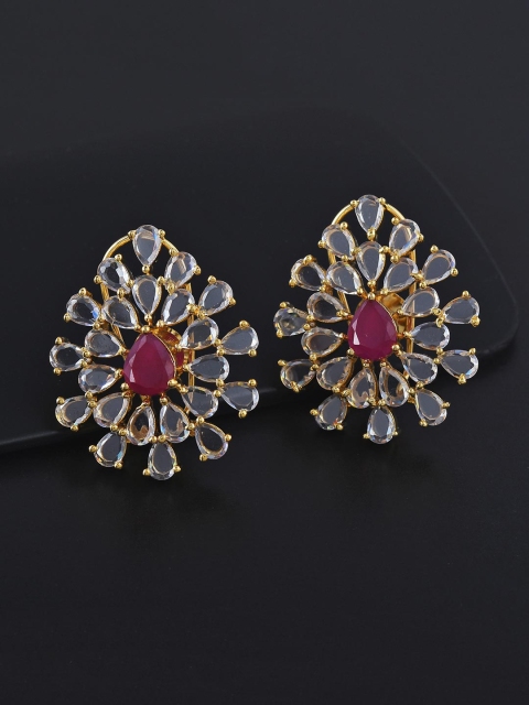 

Tistabene Red Contemporary Studs Earrings