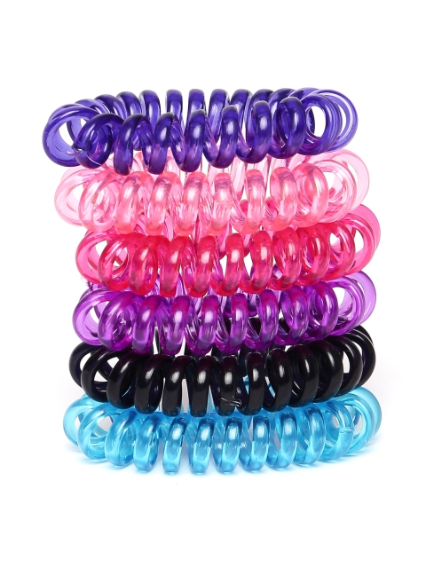 

Accessorize Multicoloured Set of 6 Hairbands, Pink