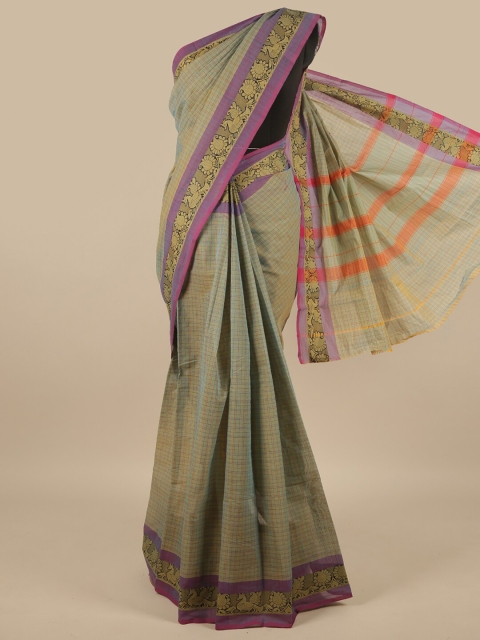 

Pothys Green Woven Design Pure Cotton Saree