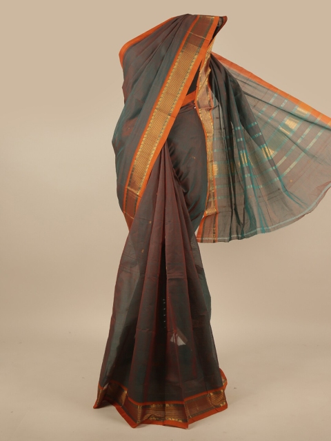 

Pothys Women Green Venkatagiri Pure Cotton Saree