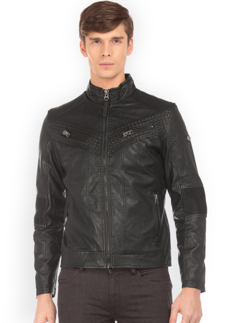 

Ed Hardy Men Black Solid Biker Jacket
