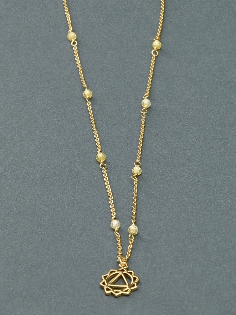 

Accessorize Gold-Plated & Yellow Beaded Necklace