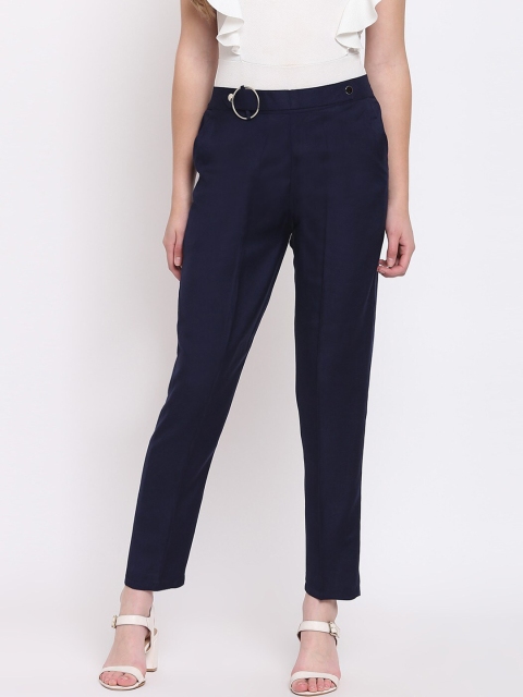 

RIVI Women Navy Blue Trousers