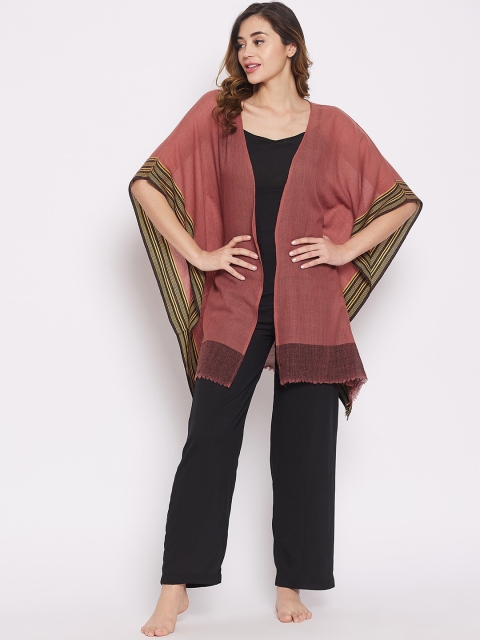 

The Kaftan Company Women Mauve & Grey Night suit with Kaftan Shrug