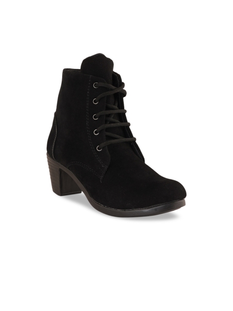 

SAPATOS Women Black Suede Sneakers