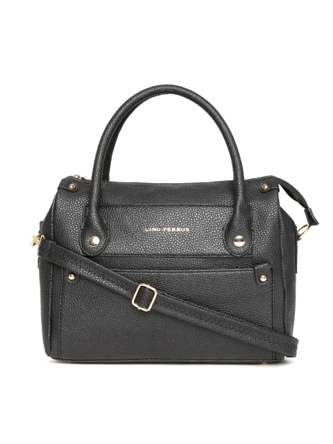 

Lino Perros Black Handbag with Sling Strap