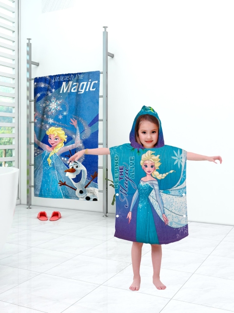 

Disney Kids Multicolored Athom Living Frozen Hooded & Bath Towel Combo, Multi