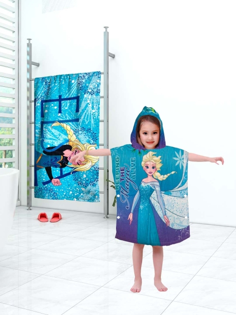 

Disney Kids Multicoloured 2 Pc Frozen Print Hooded & Bath Towel Set, Multi