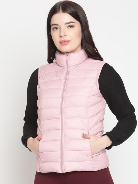 

Madame Women Pink Lightweight Padded Jacket