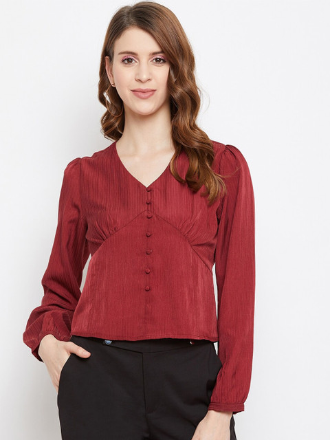 

Madame Women Maroon Top