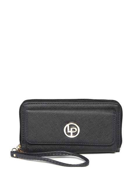 

Lisa Haydon for Lino Perros Women Black 2-in-1 Wallet