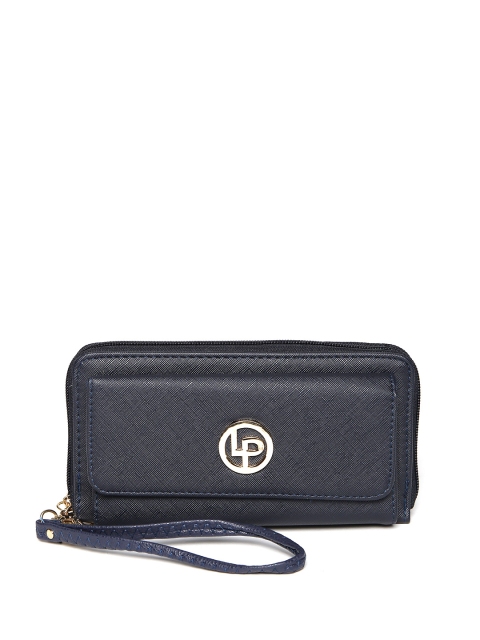 

Lino Perros Women Navy 2-in-1 Wallet, Navy blue