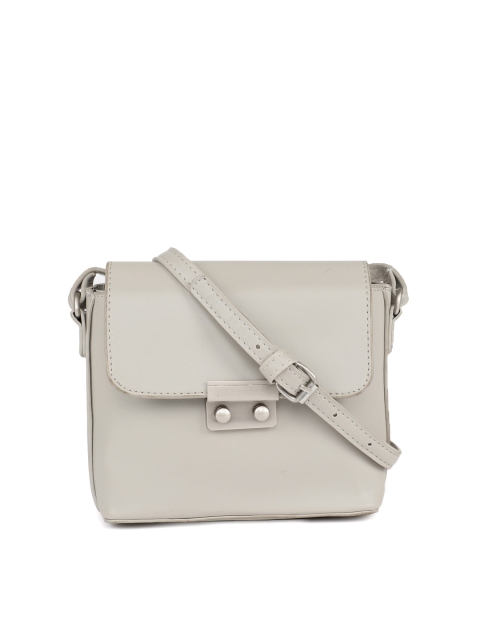 

Lino Perros Grey Solid Sling Bag
