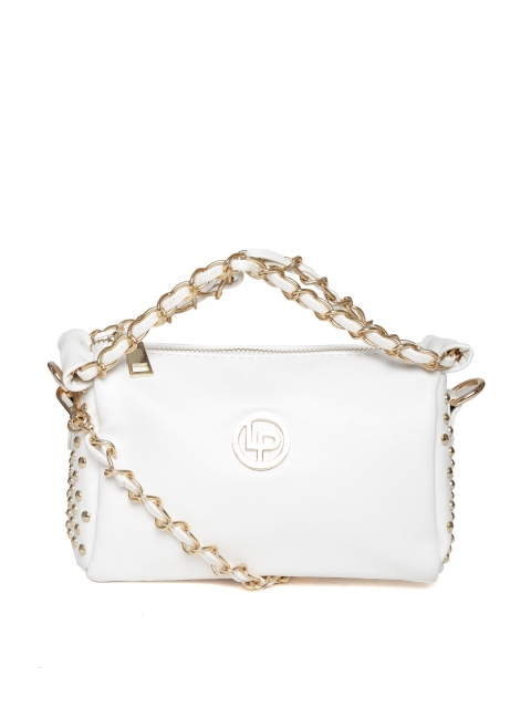 

Lino Perros White Studded Sling Bag