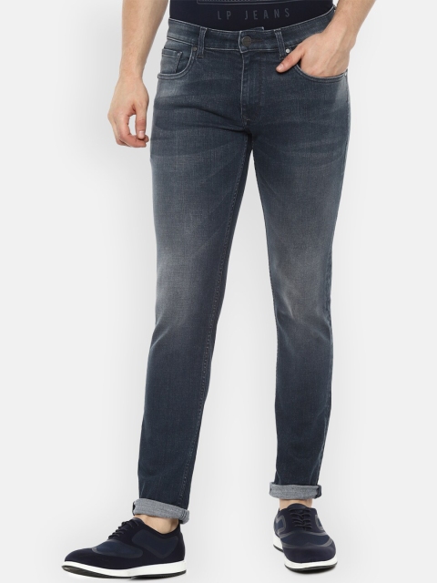 

Louis Philippe Jeans Men Navy Blue Slim Fit Light Fade Jeans
