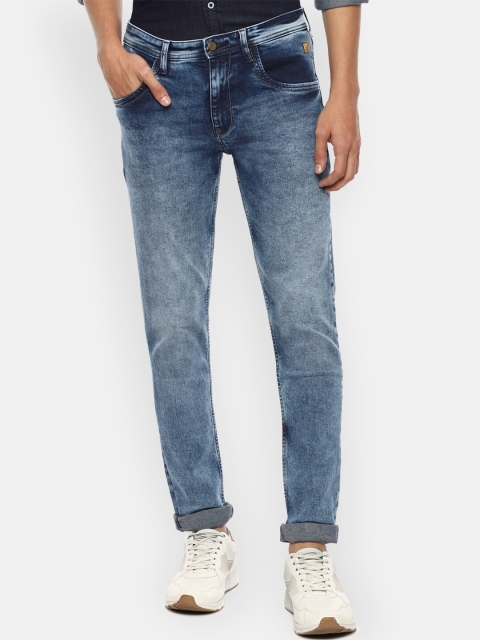 

VAN HEUSEN DENIM LABS Men Blue Slim Fit Heavy Fade Jeans