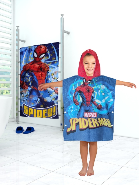 

Marvel Kids Multicoloured 2 Pc Spiderman Hooded & Bath Towel Combo, Multi